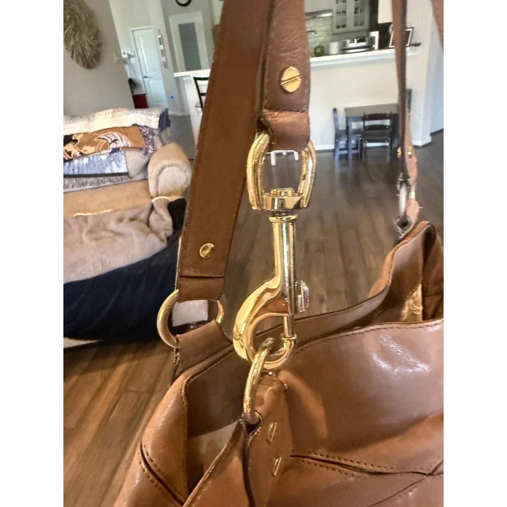 VTG Michael‎ Michael Kors Large Leather purse handbag 14 x 16 real leather